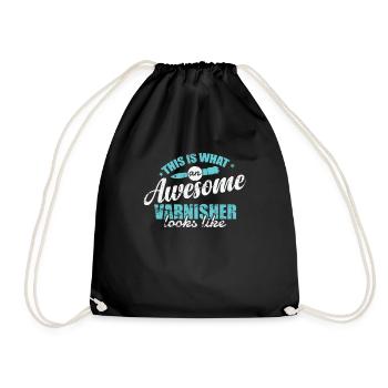 Voici à quoi ressemble un Awesome Warnisher - Sac de sport léger - noir - Devant