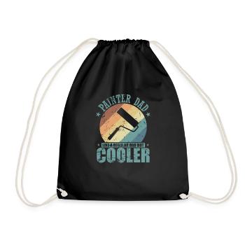 Père peintre comme un père ordinaire mais plus cool - Sac de sport léger - noir - Devant