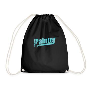 Peintre Profession de peintre - Sac de sport léger - noir - Devant