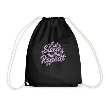 Ok But first Pudding Dessert Süßspeise - Drawstring Bag - black - Front