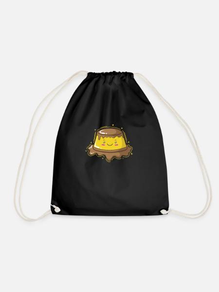 Pudding Delights Dessert - Drawstring Bag - black