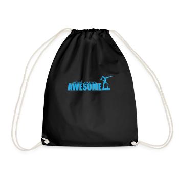 unleash you inner Awesome Acroyoga Sport - Turnbeutel - Schwarz - Vorne