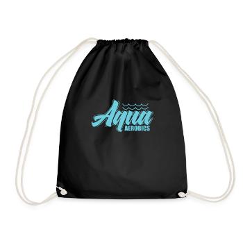 Aquagym, Sports, Santé - Sac de sport léger - noir - Devant