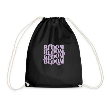 Floraison Orchidée Plante Fleur - Sac de sport léger - noir - Devant