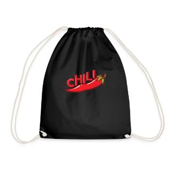 Chili Spice Scoville - Drawstring Bag - black - Front