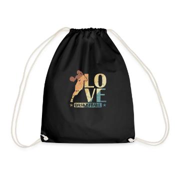 Aimer Basketball Filles Femmes Sports - Sac de sport léger - noir - Devant