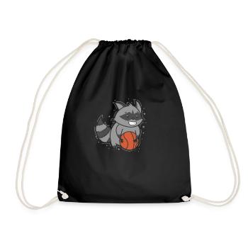 Lavable joue au basket-ball omnivore - Sac de sport léger - noir - Devant