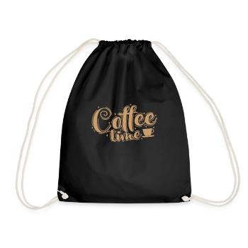 Pause café - Sac de sport léger - noir - Devant