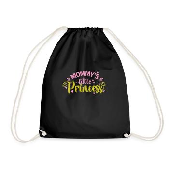 Mommy's little Princess - Drawstring Bag - black - Front