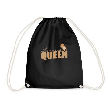 Lemming Queen Rodent Overconfidence - Drawstring Bag - black - Front
