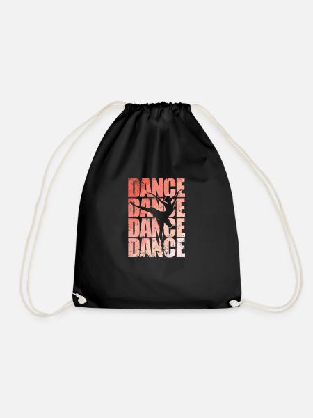 Dance mit Ballerina im Ballet - Turnbeutel - Schwarz