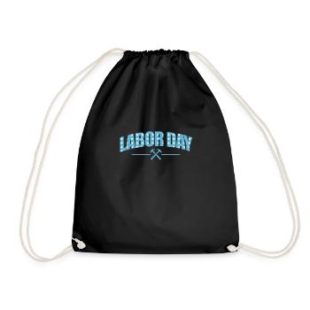 Labor Day USA - Drawstring Bag - black - Front