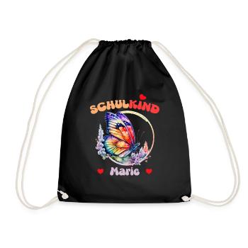 Marie Écolière - Sac de sport léger - noir - Devant