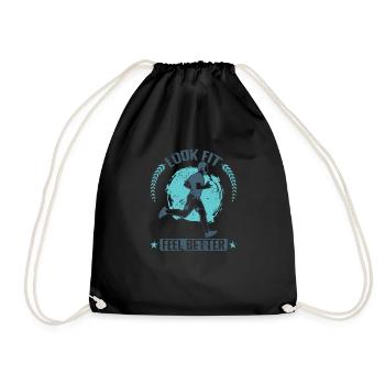 Look fit Feel Better - Drawstring Bag - black - Front