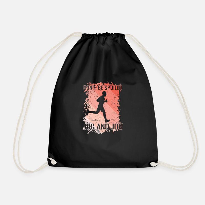 Don't be Spoiled Jogging - Drawstring Bag - black