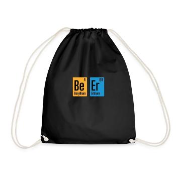 Element in the chemistry of beer - Drawstring Bag - black - Front