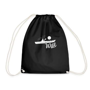 Kayak sauvage Pédalo Canoë - Sac de sport léger - noir - Devant