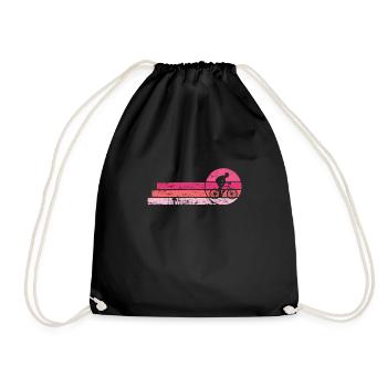 Entraînement de fitness à vélo - Sac de sport léger - noir - Devant