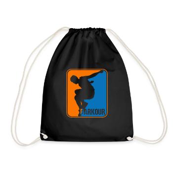Parkour Sport Logo - Sac de sport léger - noir - Devant