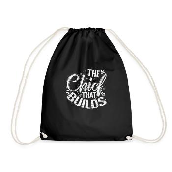 The Chief That Builds - Turnbeutel - Schwarz - Vorne