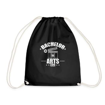Bachelor of Arts Kunstwissenschaft - Turnbeutel - Schwarz - Vorne