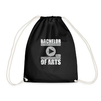 Bachelor of Arts Kreative Studien - Turnbeutel - Schwarz - Vorne
