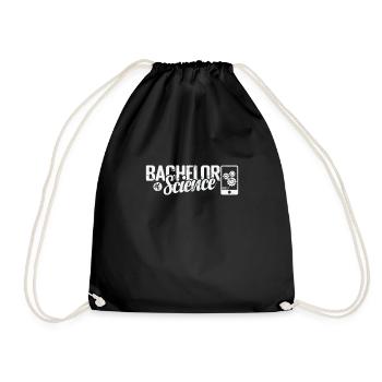 Bachelor of Science Naturwissenschaften - Turnbeutel - Schwarz - Vorne