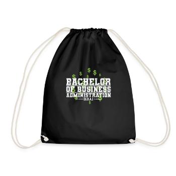 Bachelor of Business Administration Geschäftsführu - Drawstring Bag - black - Front