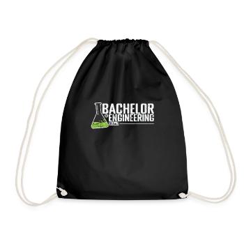 Bachelor of Engineering Engineering and Design - Drawstring Bag - black - Front