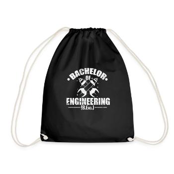Bachelor of Engineering Technical Studies - Drawstring Bag - black - Front