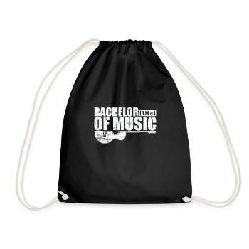 Bachelor of Music Music and Performance - Drawstring Bag - black - Front