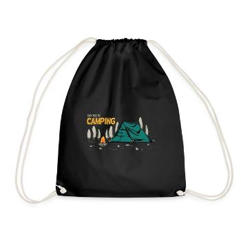 Oui au cadeau Camping Stargazer - Sac de sport léger - noir - Devant