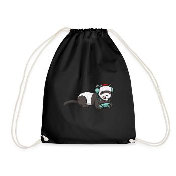 Ferret Owner Ferret - Drawstring Bag - black - Front