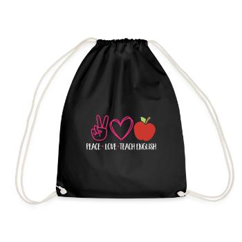 Professeur d’anglais langue seconde langue étrangère - Sac de sport léger - noir - Devant