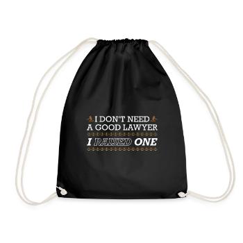 Lawyer Lawyer Lawyer Court Gift - Drawstring Bag - black - Front