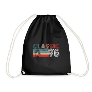 47 Year Old Birthday 2023 Classic 1976 47 Birthday - Turnbeutel - Schwarz - Vorne