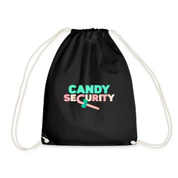 Candy Security - Drawstring Bag - black - Front