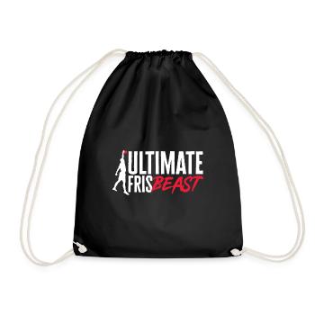 Disque de lancer de frisbee ultime - Sac de sport léger - noir - Devant