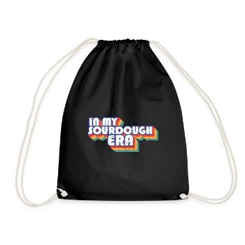 Dans mon ère au levain Home Baker Funny Bread Baking - Sac de sport léger - noir - Devant