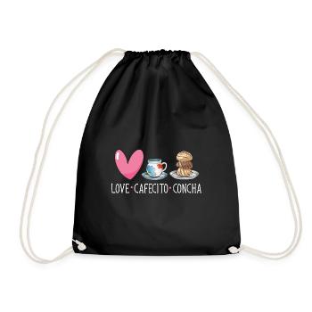 Concha Hispanique Mexicain Pan Dulce - Sac de sport léger - noir - Devant