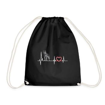 Loup - Sac de sport léger - noir - Devant
