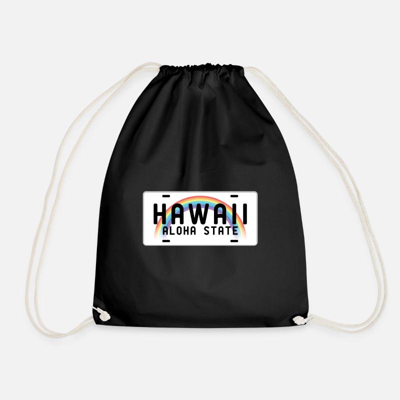 Hawaii Aloha State - Turnbeutel - Schwarz