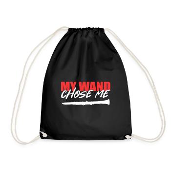 Magic wand chose me instrumentalist Gift - Drawstring Bag - black - Front