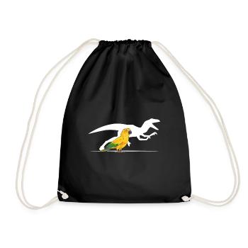 Perruche Perroquet Perruche Oiseau - Sac de sport léger - noir - Devant