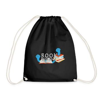 Rat de lecture de la bibliothèque - Sac de sport léger - noir - Devant