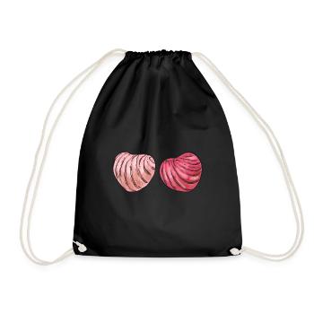Concha Hispanique Mexicain Pan Dulce - Sac de sport léger - noir - Devant