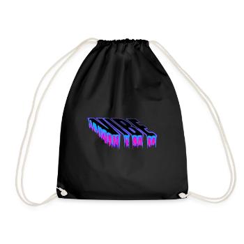 Vibe - Drawstring Bag - black - Front