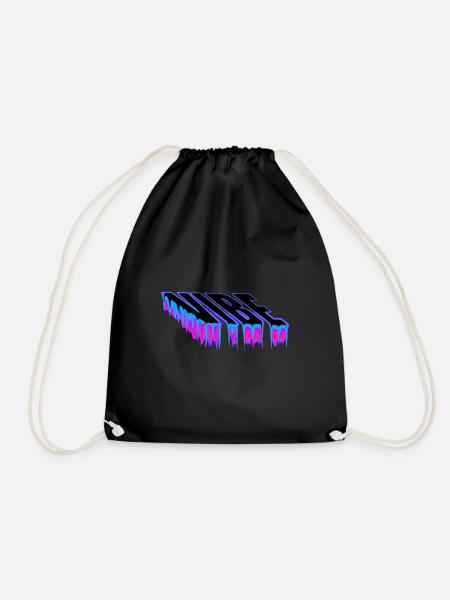 Vibe - Drawstring Bag - black