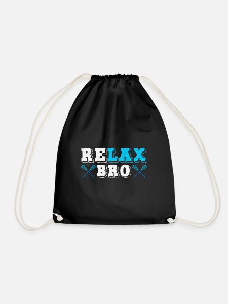 Realx Bro Lacrosse Player - Turnbeutel - Schwarz