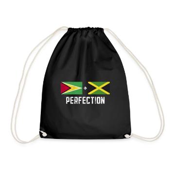 Guyana Flag Guyanais Guyanais - Sac de sport léger - noir - Devant